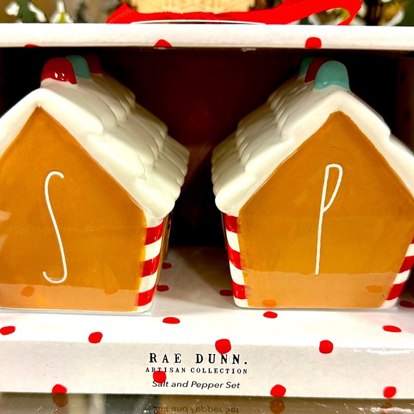 Rae Dunn Holiday New Rae Dunn Gingerbread House Salt Pepper Shakers